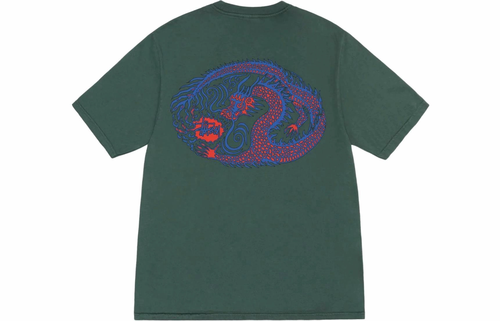 Stussy FW23 MOSAIC DRAGON TEE PIGMENT DYED T