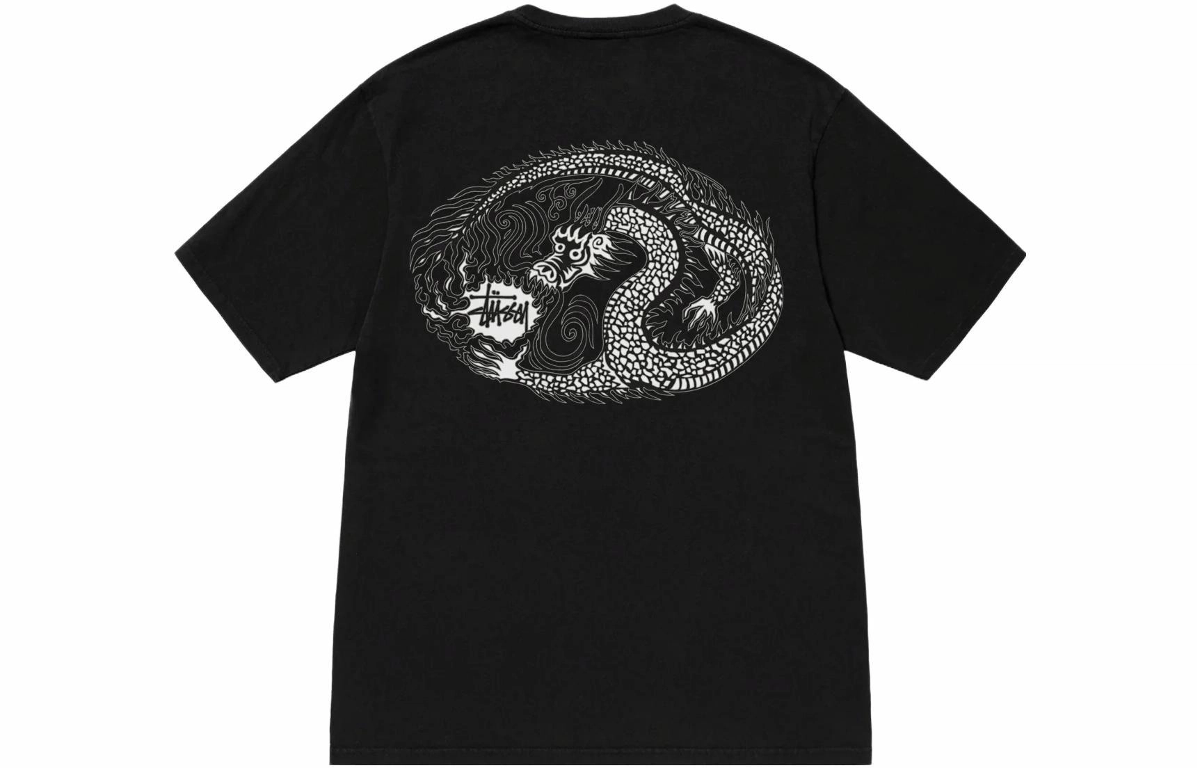Stussy FW23 MOSAIC DRAGON TEE PIGMENT DYED T