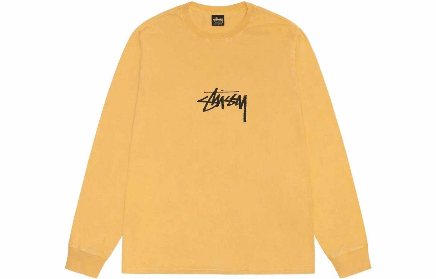 Stussy FW23 SMALL STOCK LS TEE PIGMENT DYED logoT