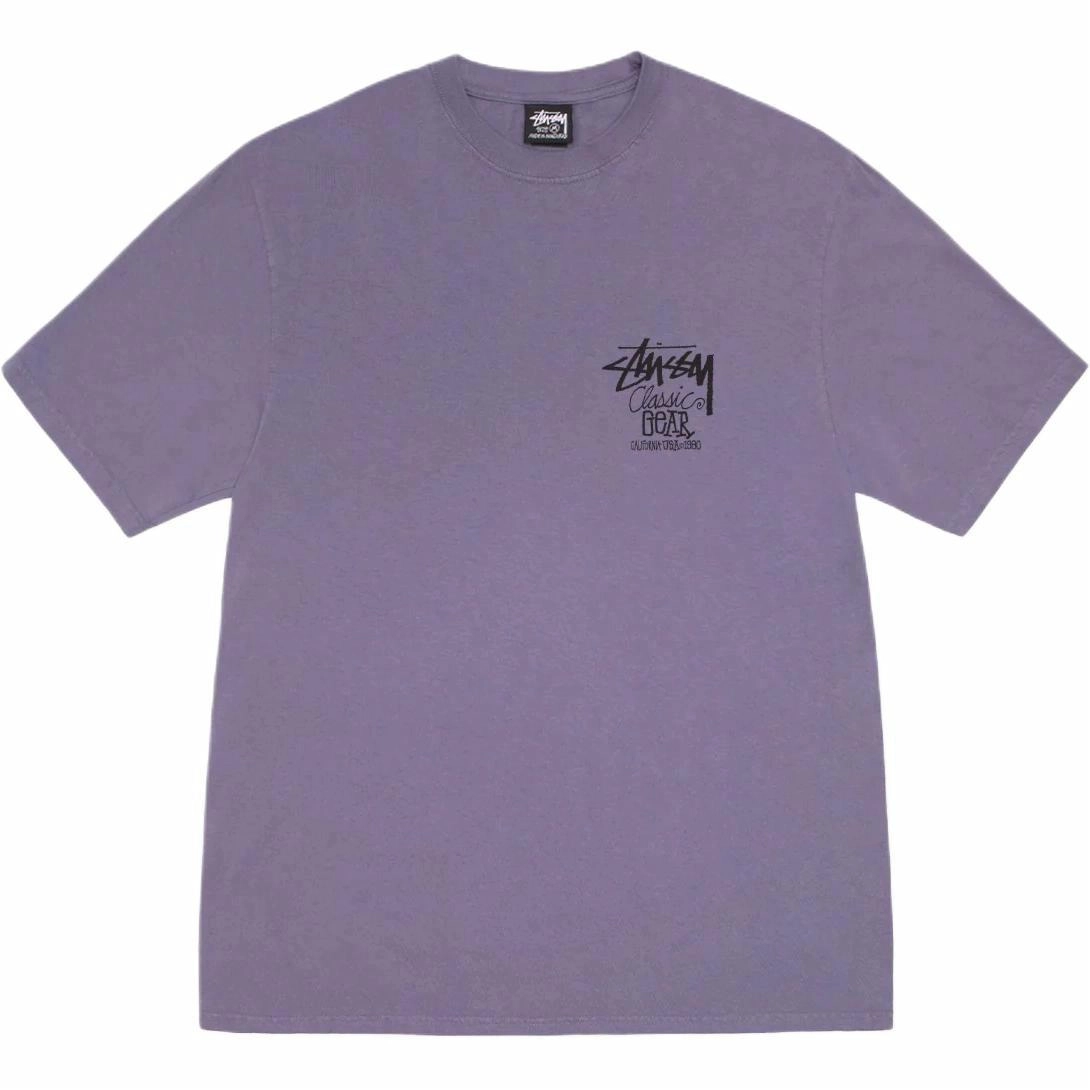Stussy SS25 CLASSIC GEAR TEE PIGMENT DYED logoT