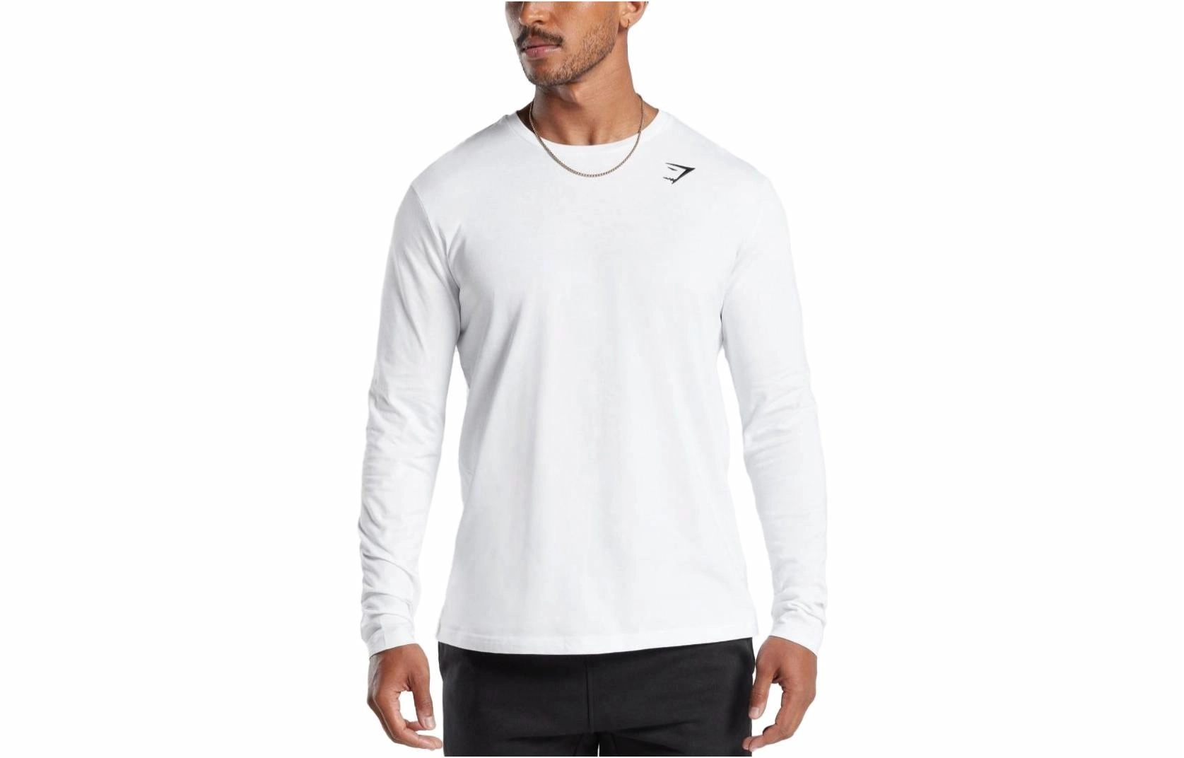 GYMSHARK CREST LONG SLEEVE LogoT