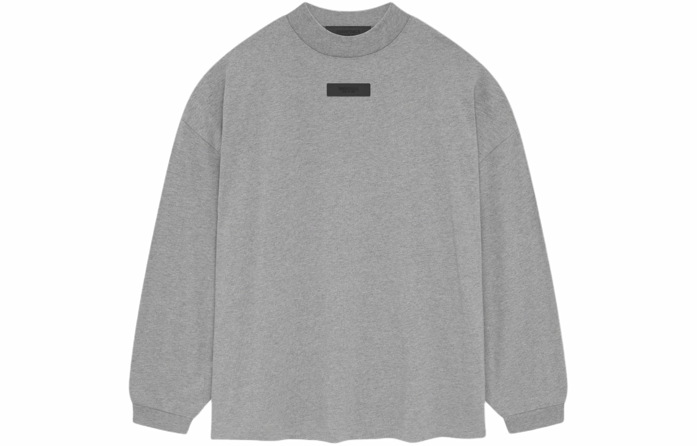 Fear of God Essentials SS24 LS Tee T DARK HEATHER OATMEAL