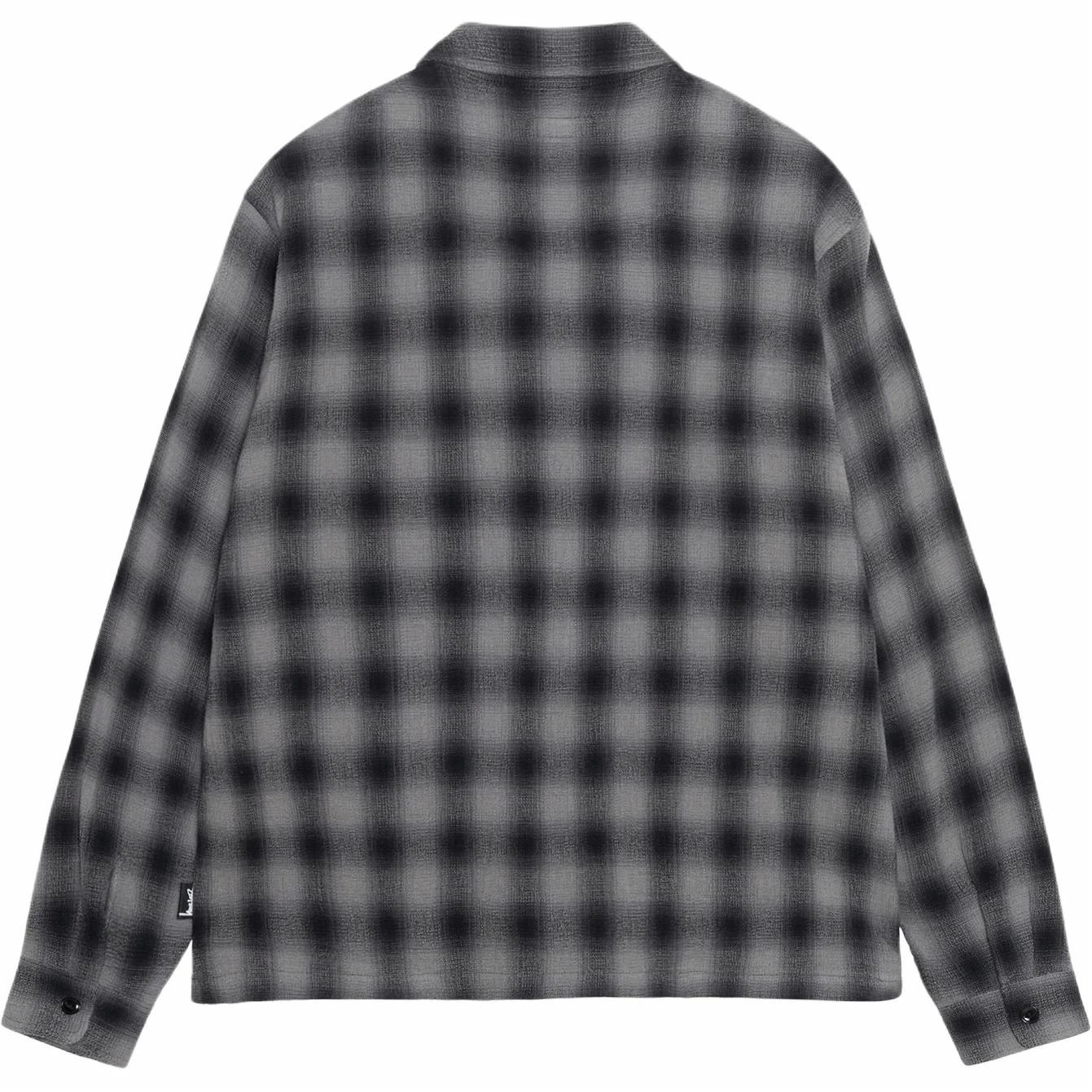 Stussy SS24 ZIP SHIRT TWISTED YARN PLAID