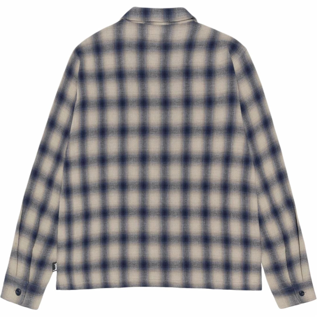 Stussy SS24 ZIP SHIRT TWISTED YARN PLAID