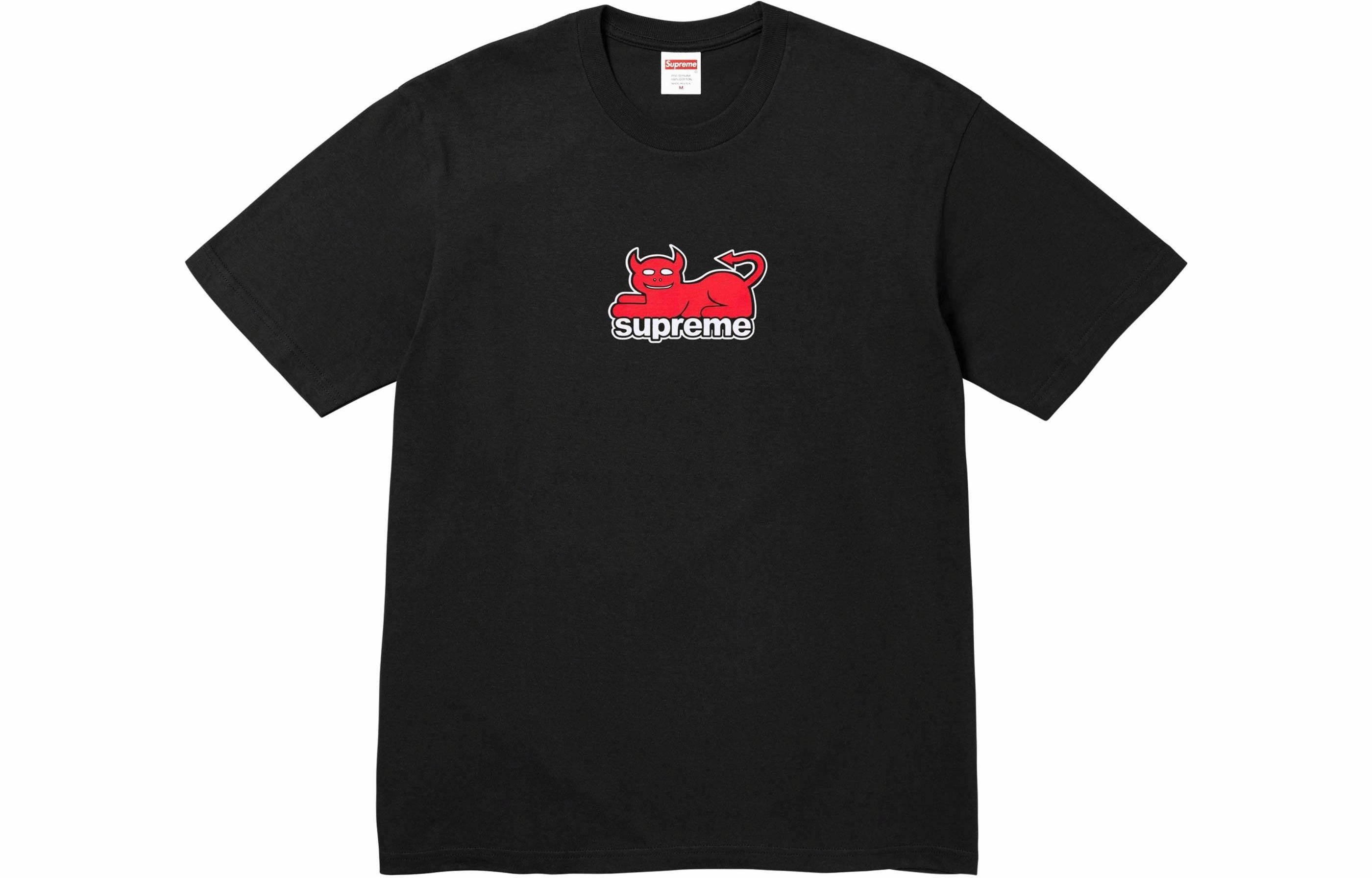 Supreme x toy machine SS24 Week4 DEVIL CAT TEE logoT