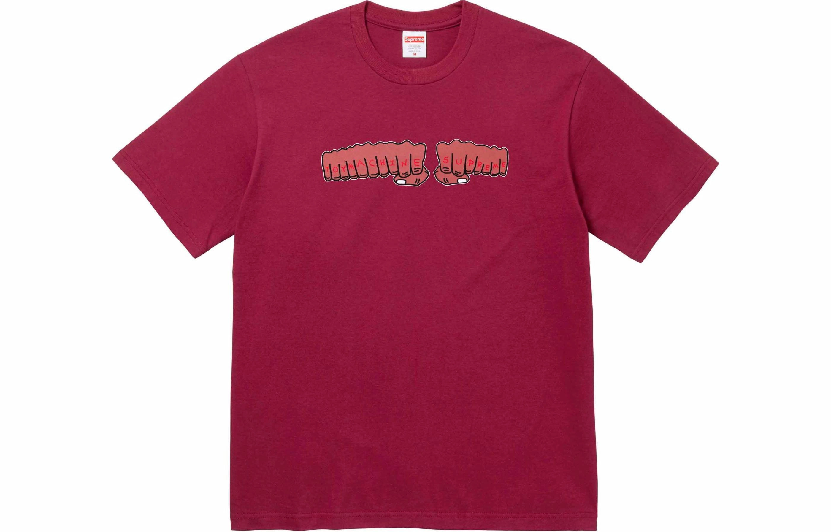 Supreme x toy machine SS24 Week4 FIST TEE T
