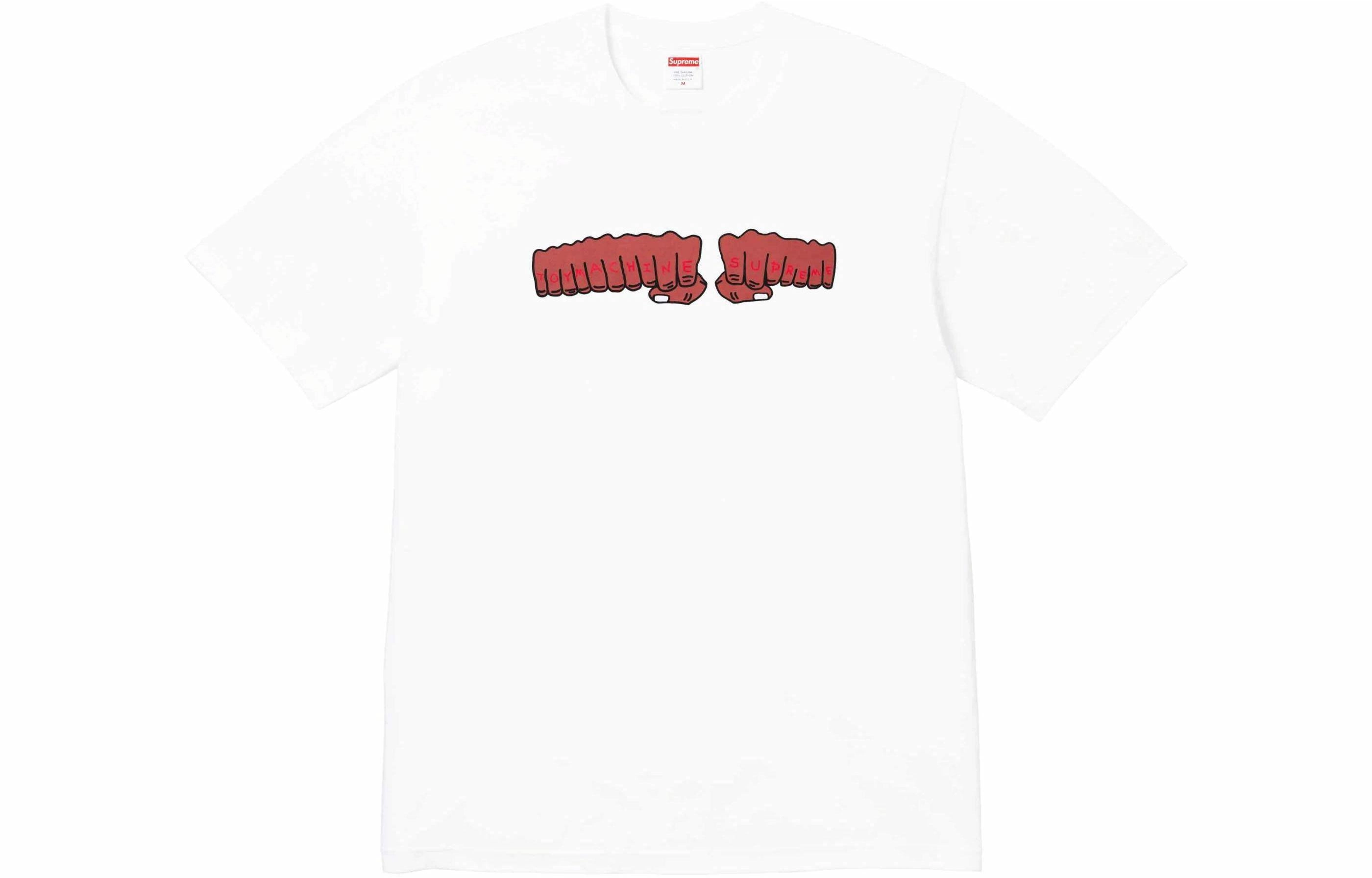 Supreme x toy machine SS24 Week4 FIST TEE T