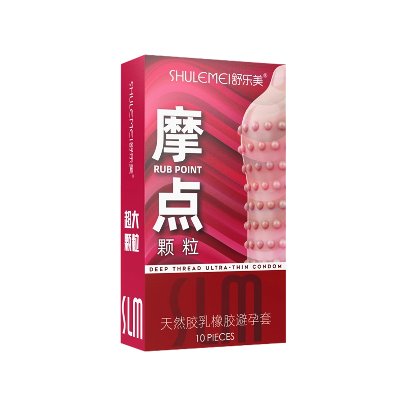 舒乐美 摩点活力持久组合避孕套 颗粒水润倍滑玻尿酸超薄