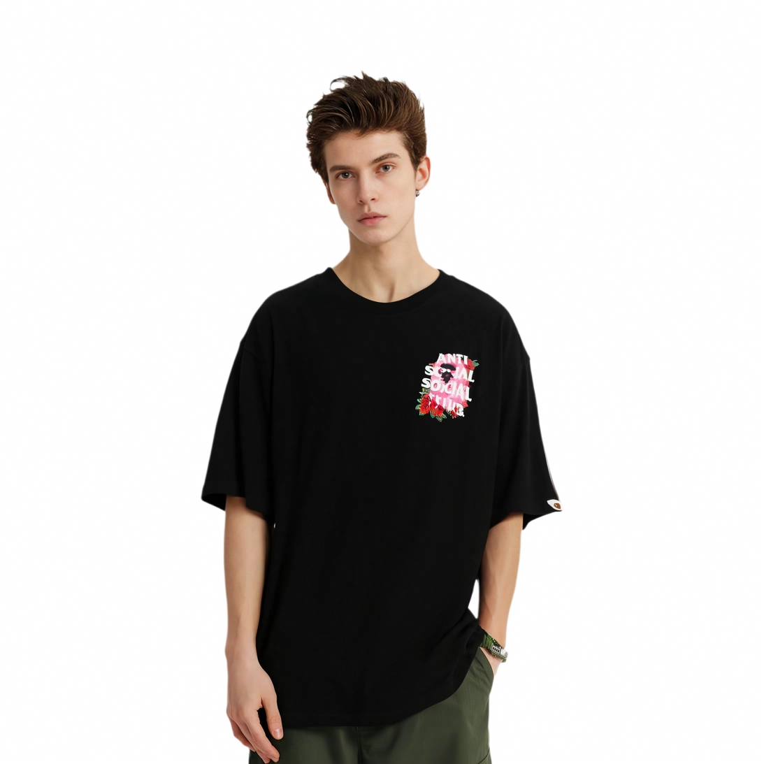 BAPE x ANTI SOCIAL SOCIAL CLUB FW24 logoT