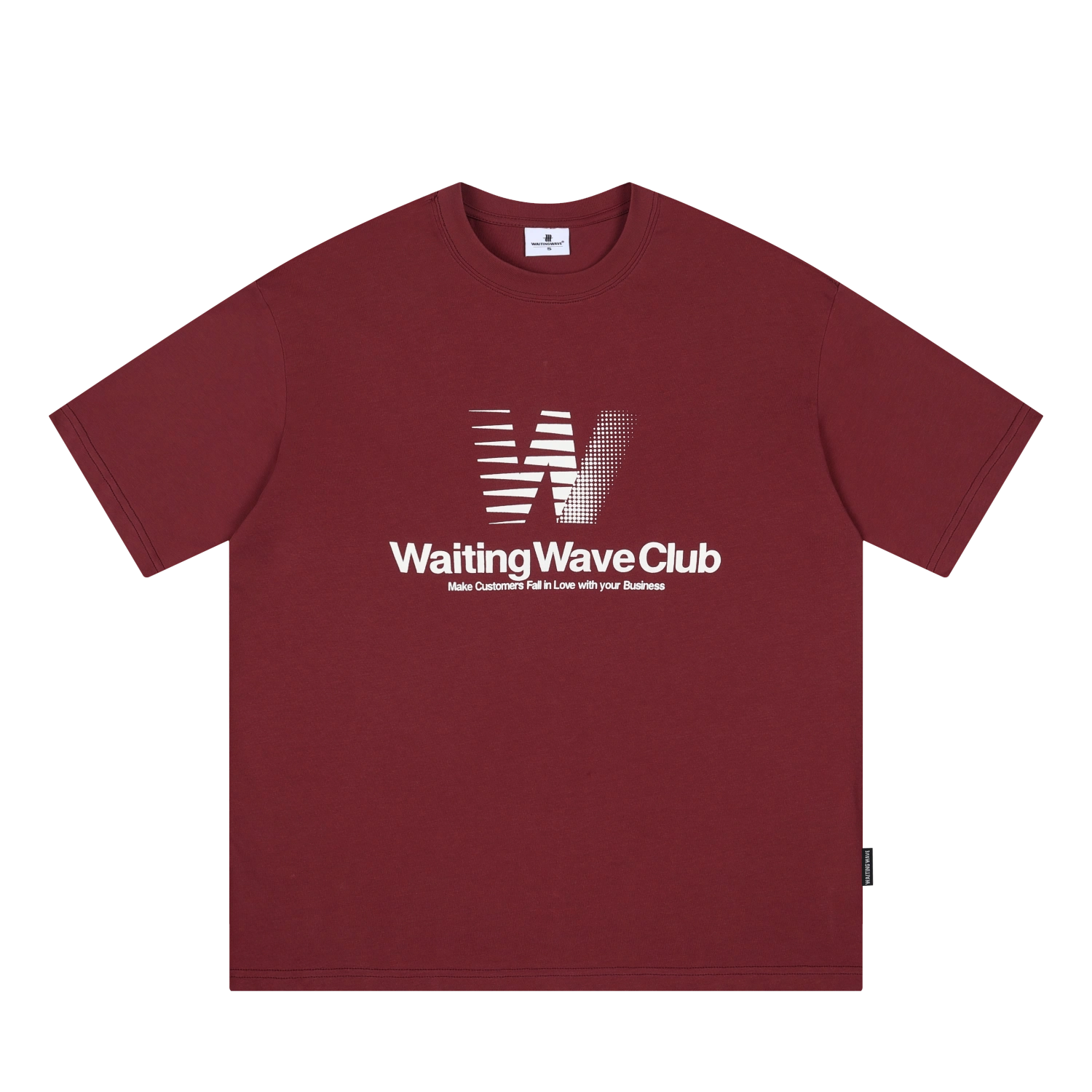 WAITINGWAVE logooversizeT