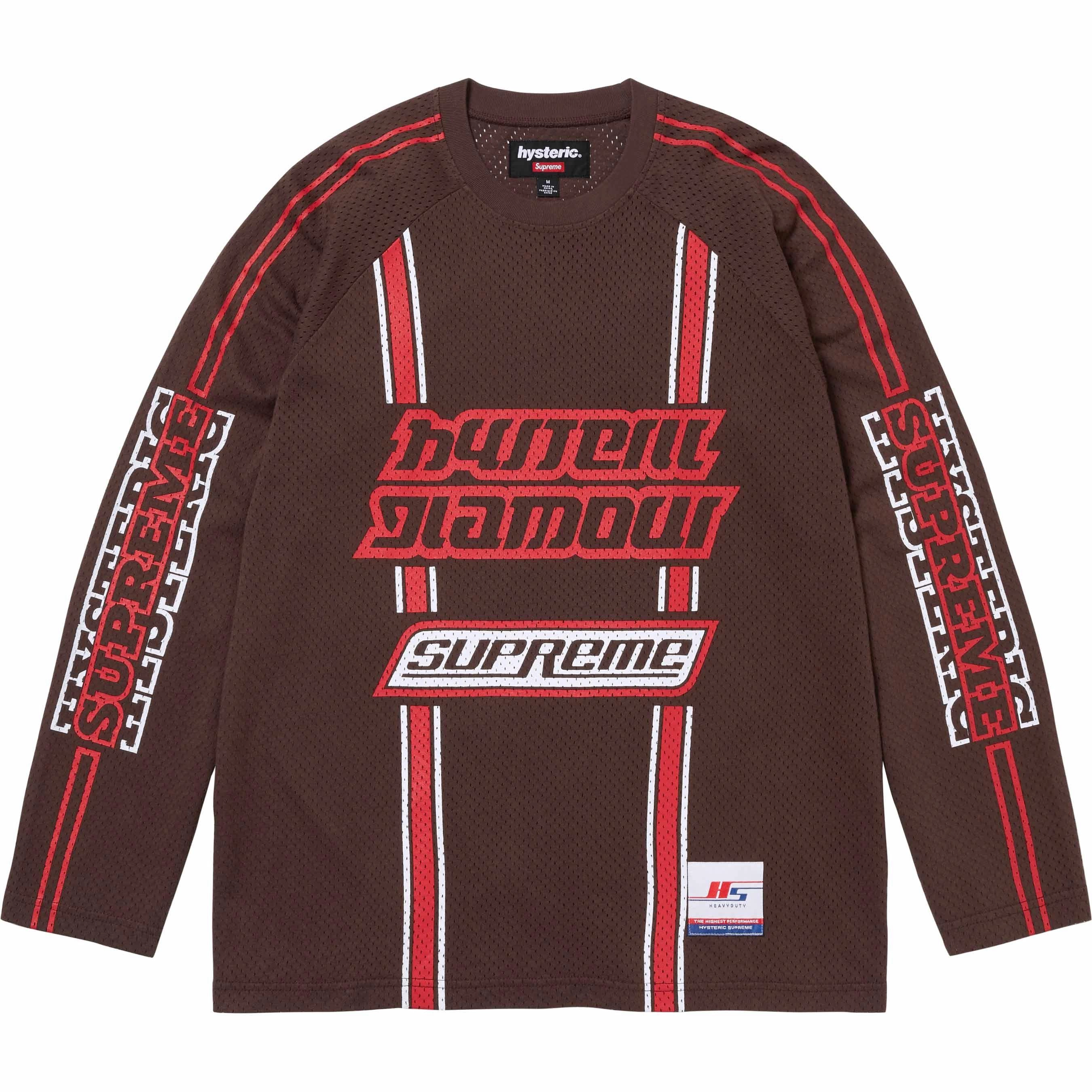 Supreme x HYSTERIC GLAMOUR FW24 WEEK13 Mesh LS Top logoT