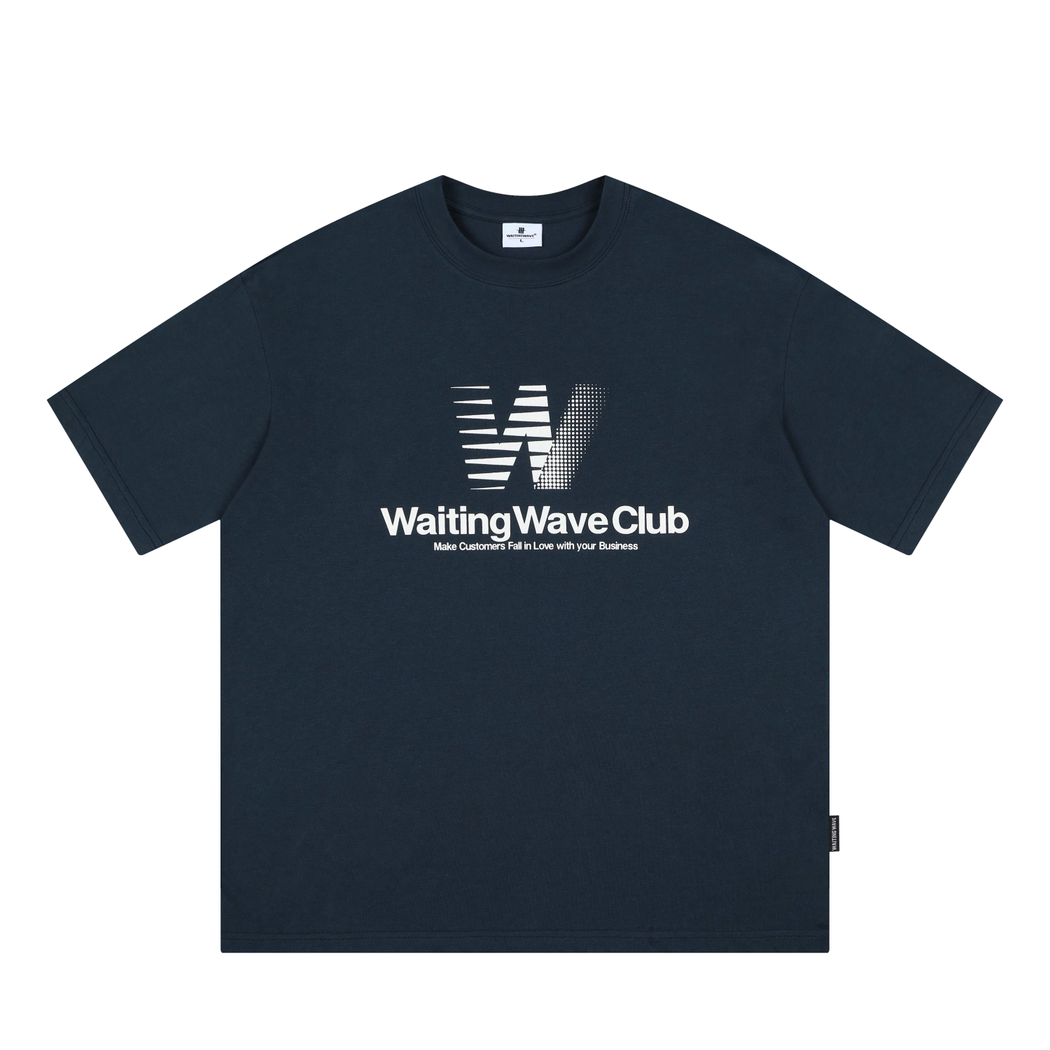 WAITINGWAVE logooversizeT