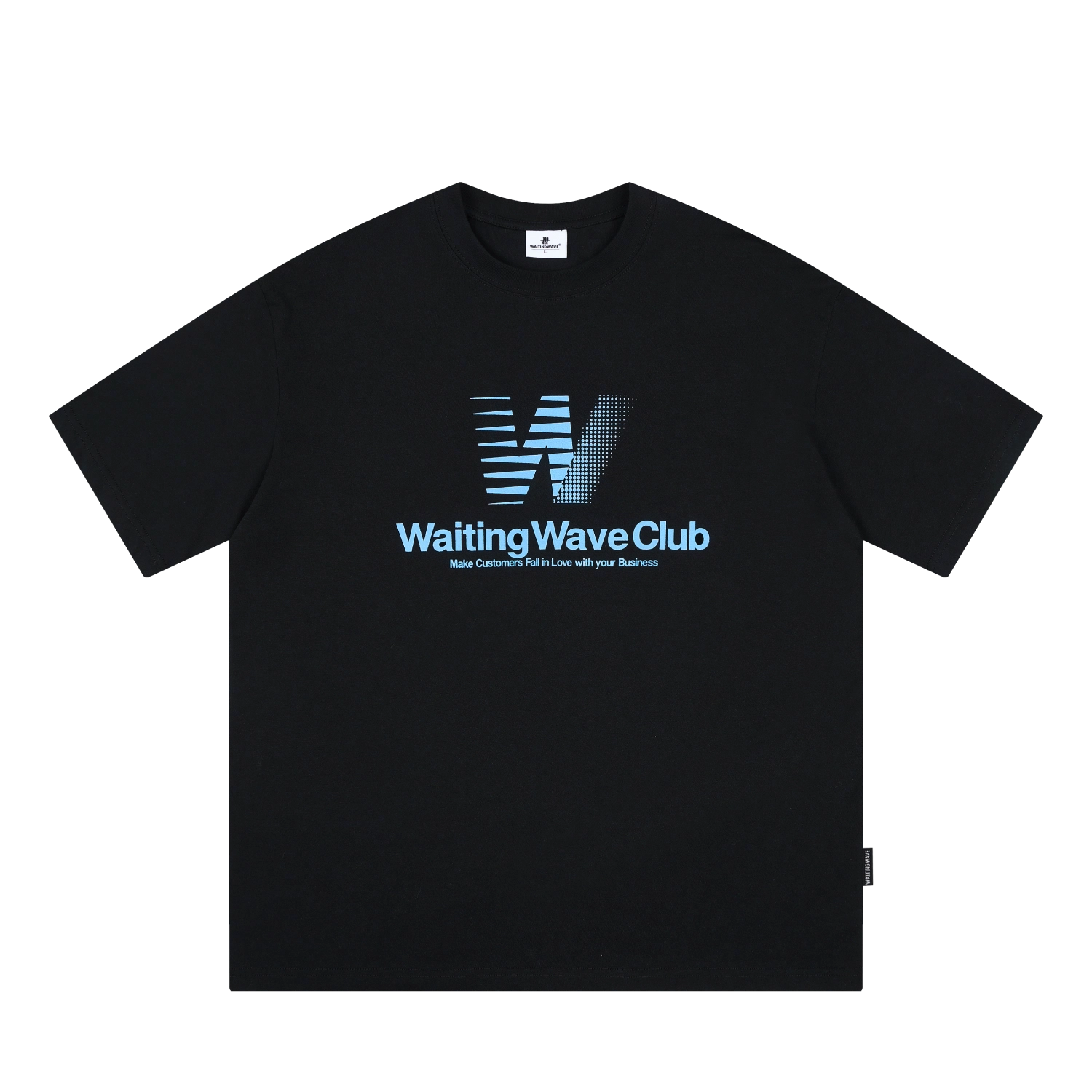 WAITINGWAVE logooversizeT