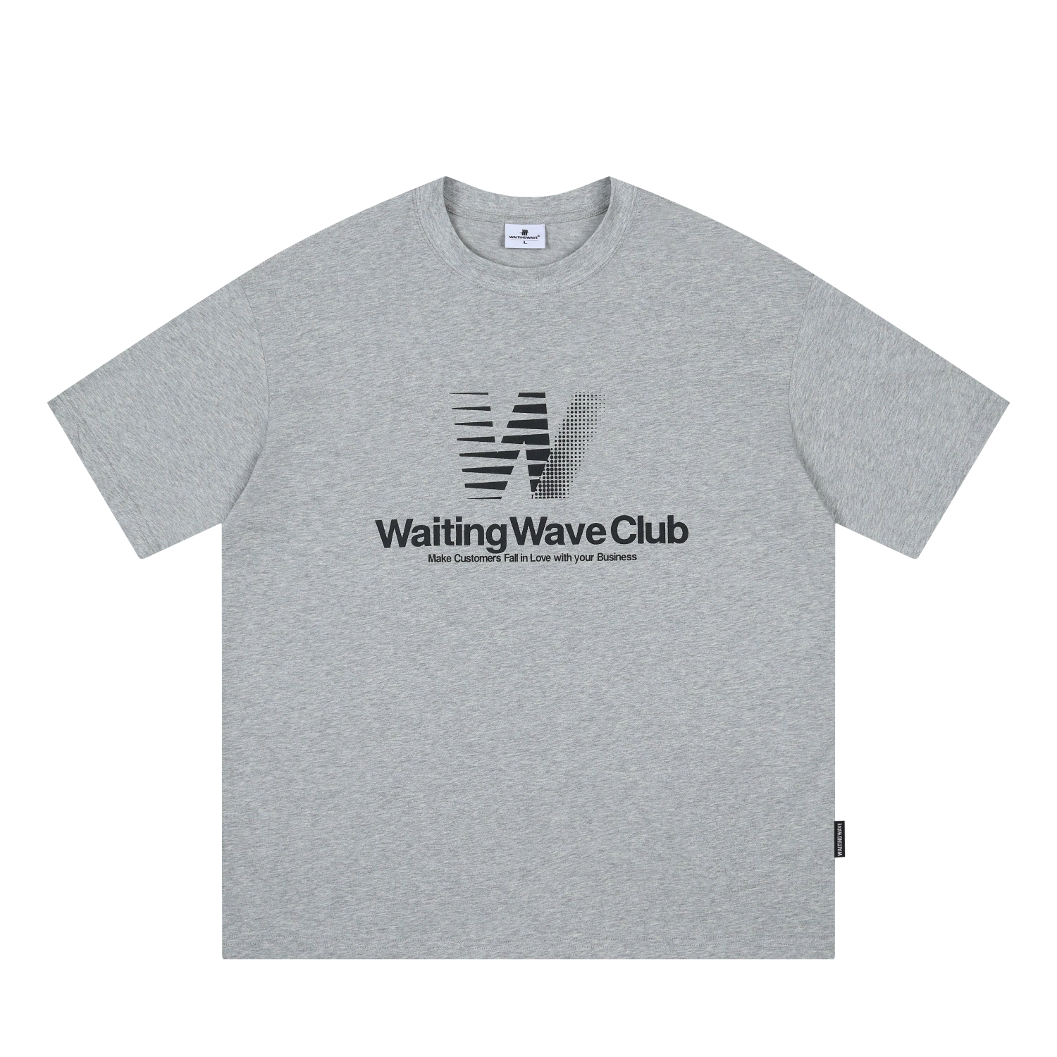 WAITINGWAVE logooversizeT