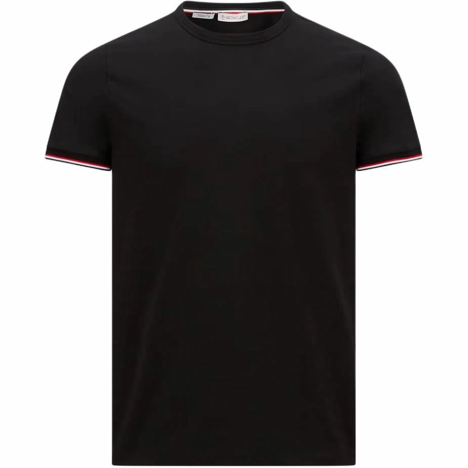Moncler 3-Color Trimmed Cotton T-Shirt T