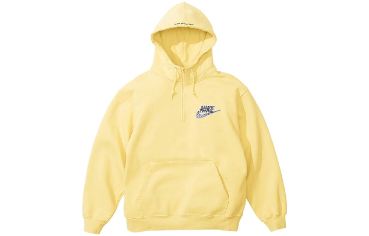 Supreme SS21 Week 3 x Nike Half Zip Hooded Sweatshirt Logo