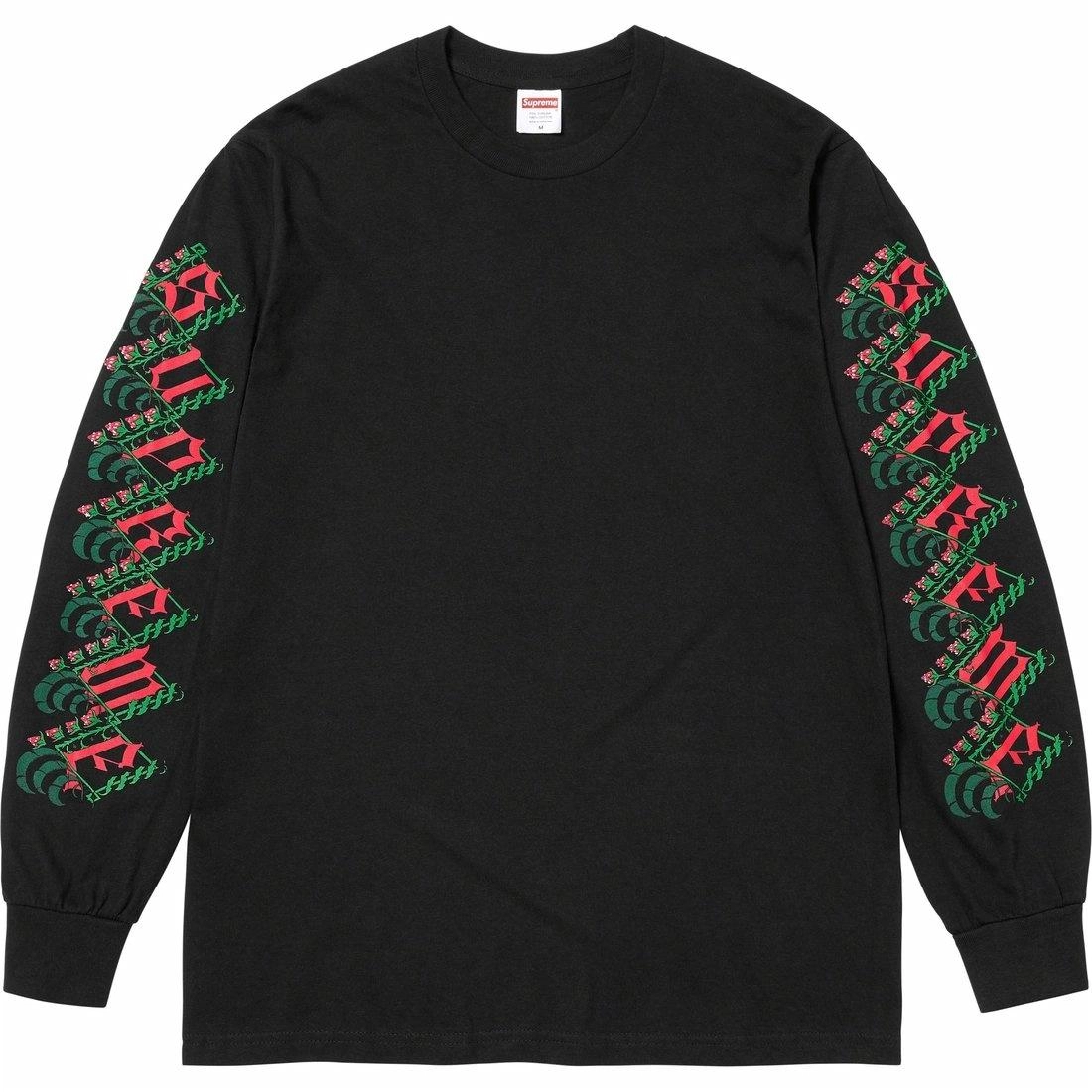 Supreme FW24 WEEK18 T Strawberries LS Tee logoT