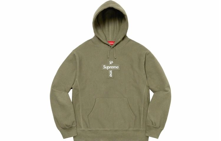 Supreme Week 15 Cross Box Logo Hooded Sweatshirt Logo