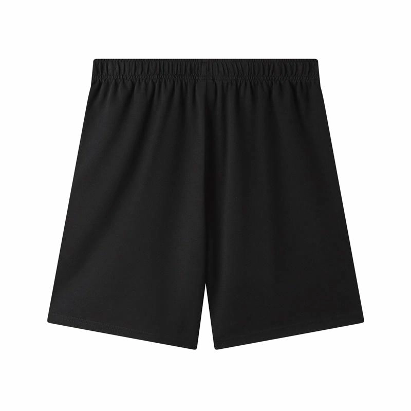 匹克 夏日开练 运动宽松针织透气五分裤健身训练户外通勤休闲短裤 男款 黑色