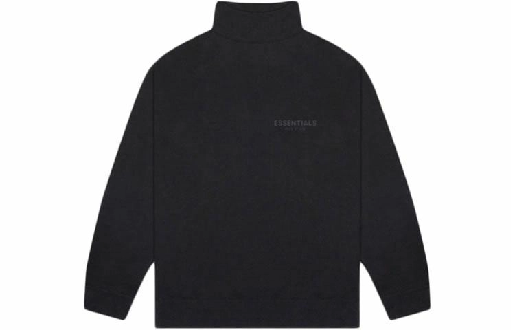 Fear of God Essentials Pull-Over Mockneck Sweatshirt Black