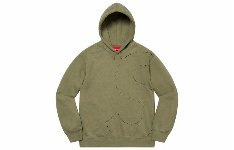 Supreme SS21 Week 1 Laser Cut S Logo Hooded Sweatshirt Logo