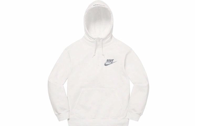 Supreme SS21 Week 3 x Nike Half Zip Hooded Sweatshirt Logo