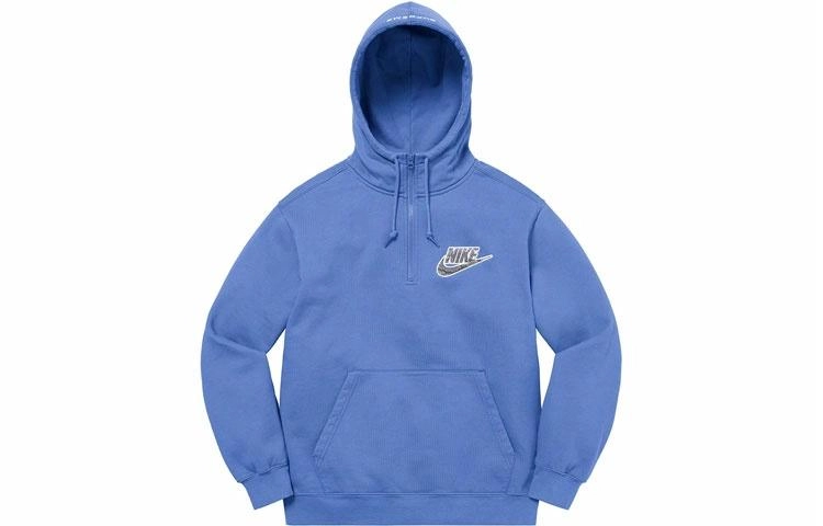 Supreme SS21 Week 3 x Nike Half Zip Hooded Sweatshirt Logo