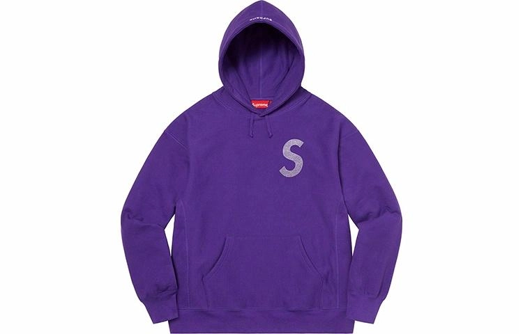 Supreme Week 6 x Swarovski S Logo Hooded Sweatshirt S