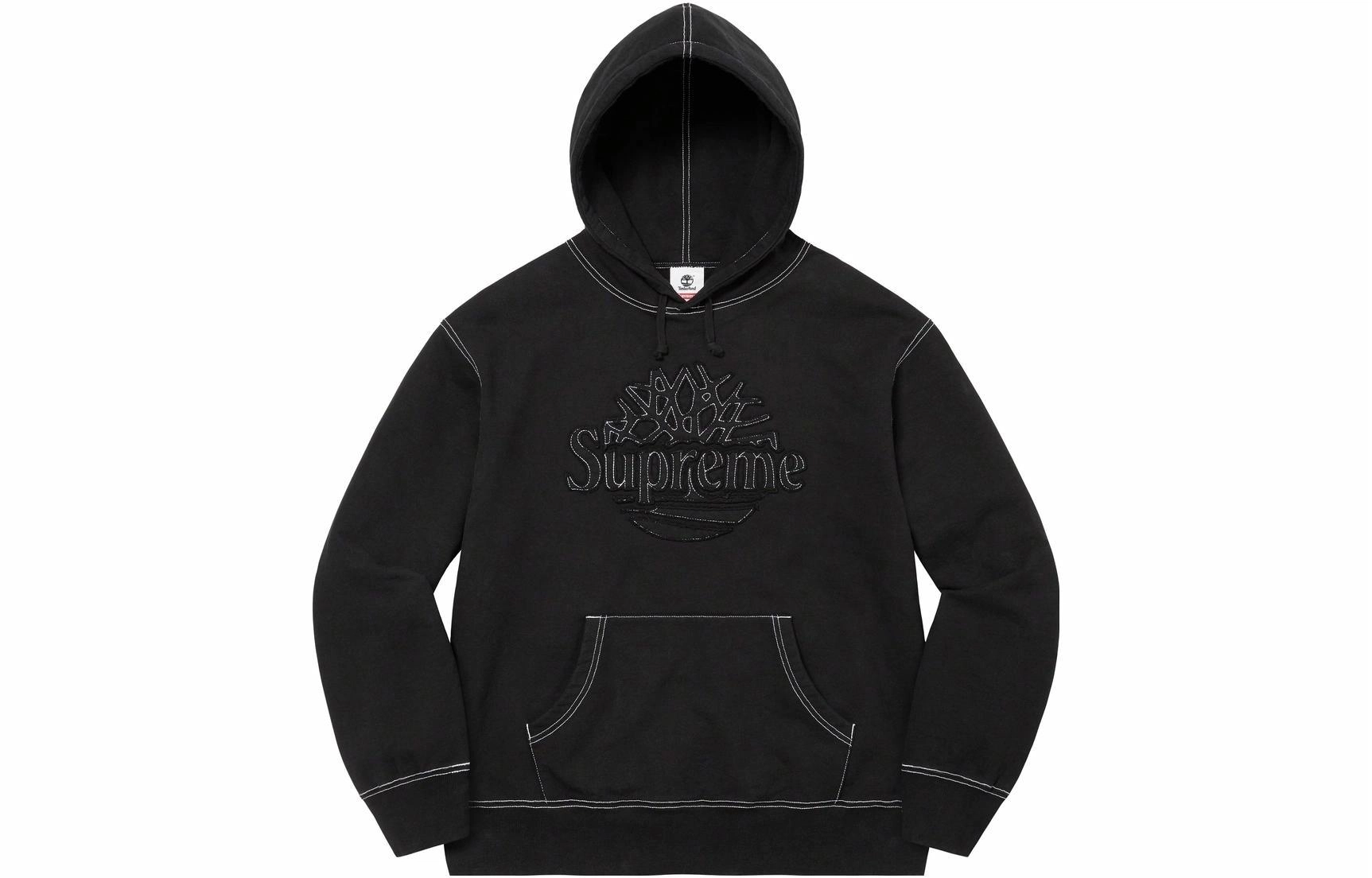 Supreme SS23 Week 8 x TIMBERLAND HOODED SWEATSHIRT Logo