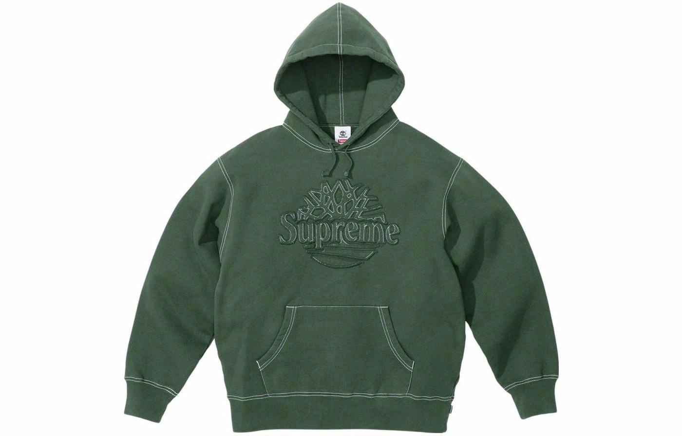 Supreme SS23 Week 8 x TIMBERLAND HOODED SWEATSHIRT Logo