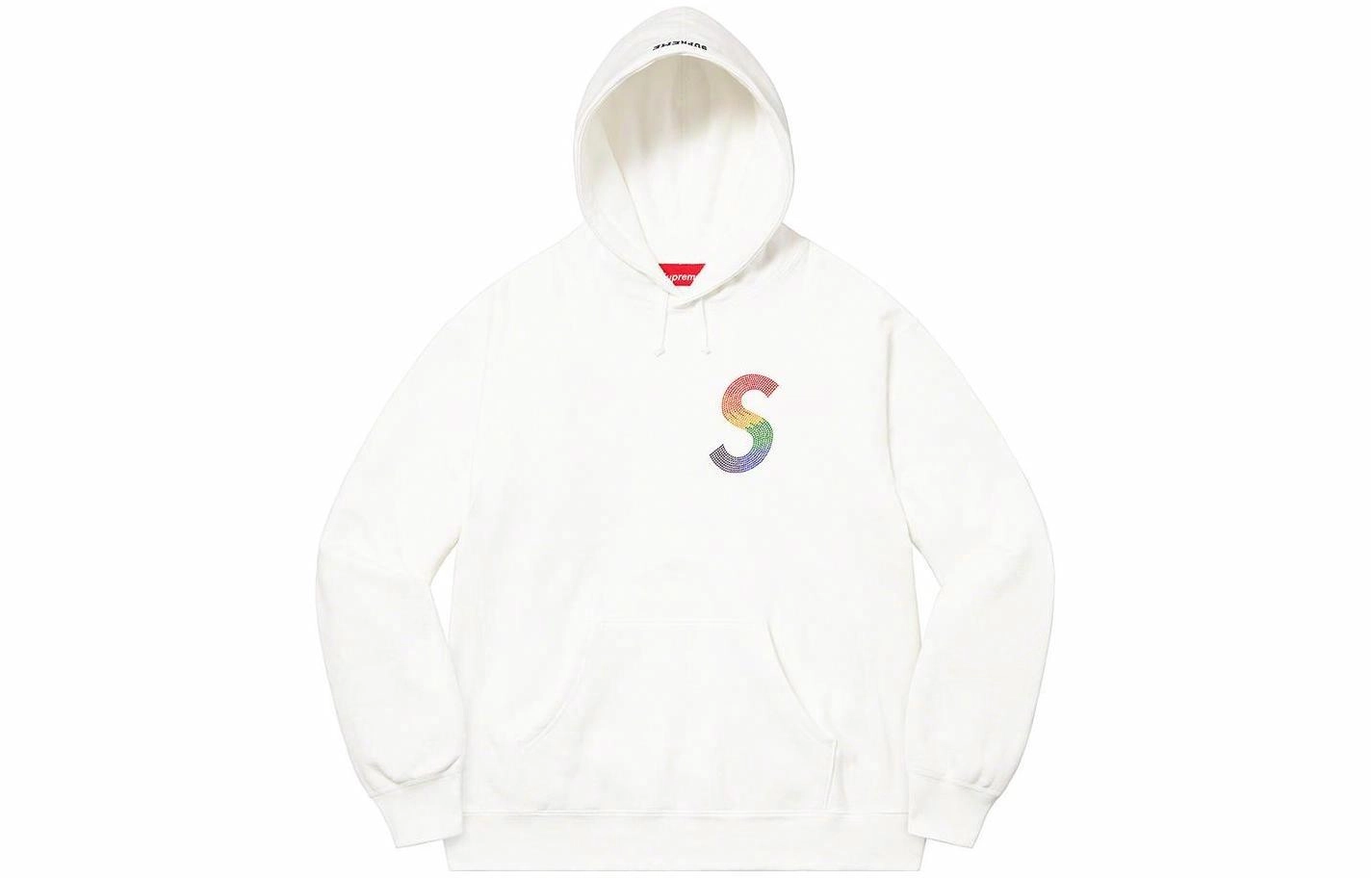 Supreme Week 6 x Swarovski S Logo Hooded Sweatshirt S