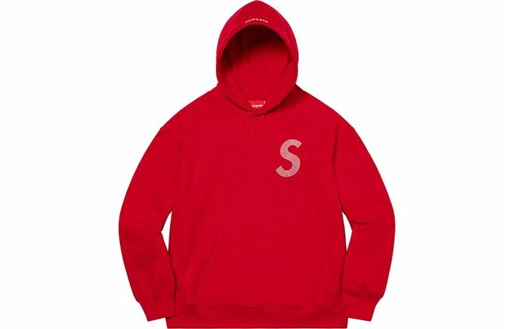Supreme Week 6 x Swarovski S Logo Hooded Sweatshirt S