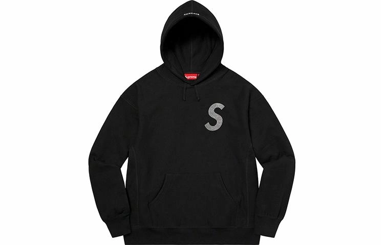 Supreme Week 6 x Swarovski S Logo Hooded Sweatshirt S