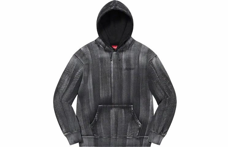Supreme SS21 Week 9 Brush Stroke Hooded Sweatshirt