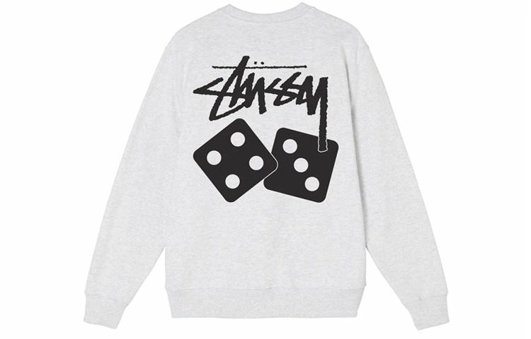 Stussy Dice Pigment Dyed Crew Logo