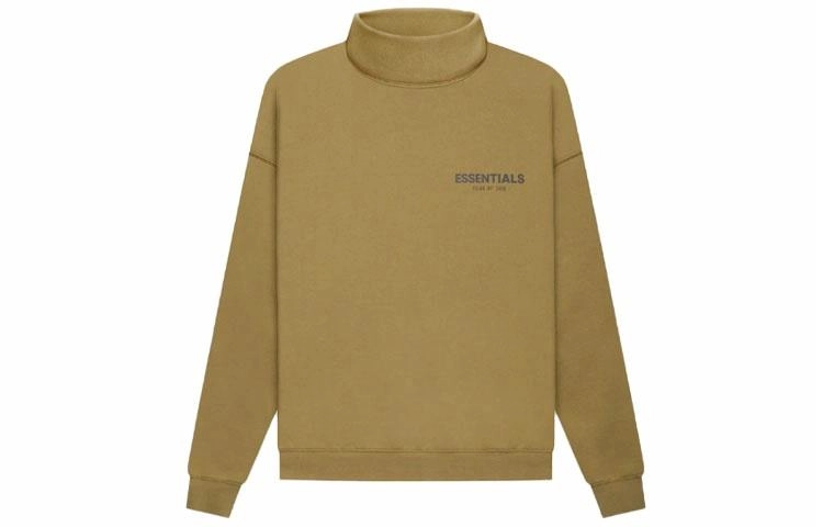 Fear of God Essentials FW21 Pullover Mockneck Amber Logo