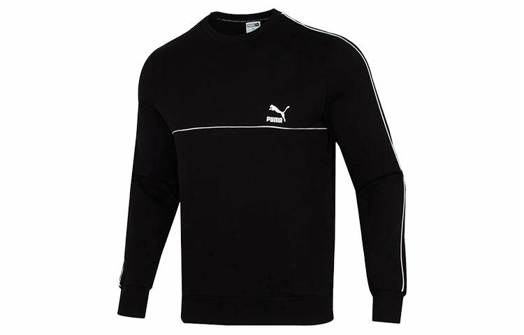 Puma Clsx Piped Crew Tr Logo