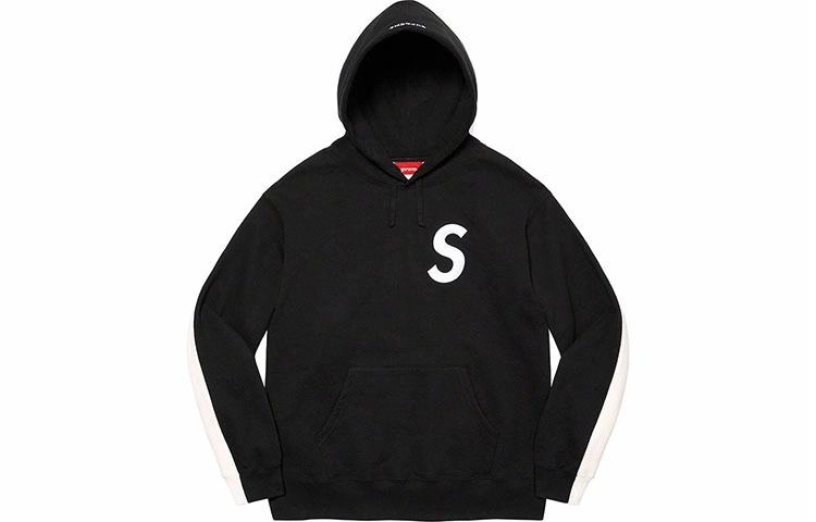 Supreme Week 5 S Logo Split Hooded Sweatshirt