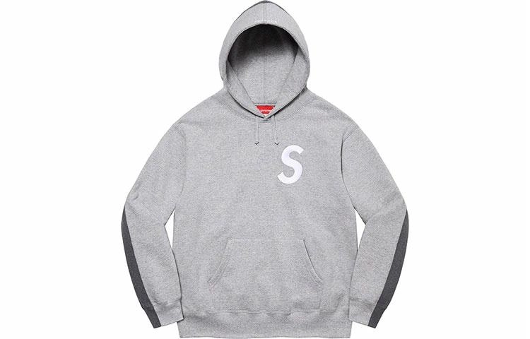 Supreme Week 5 S Logo Split Hooded Sweatshirt