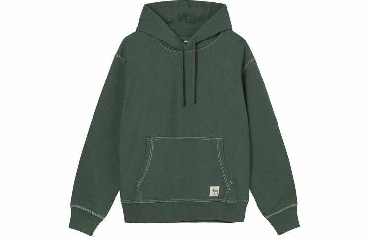 Stussy Contrast Stitch Label Hoodie Logo