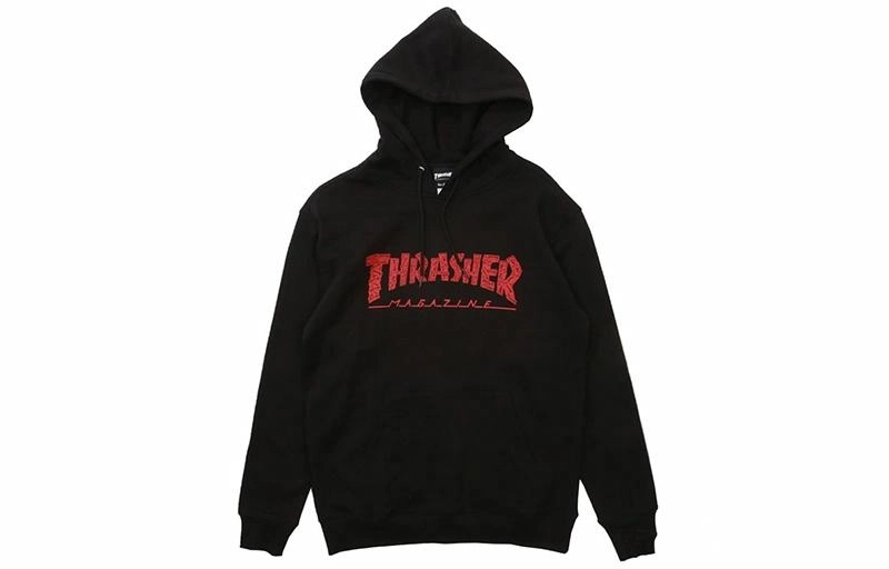 Thrasher RED COLLAGE Hoodie Logo