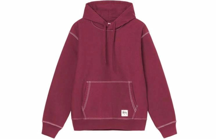 Stussy Contrast Stitch Label Hoodie Logo