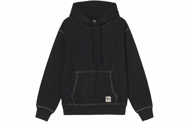 Stussy Contrast Stitch Label Hoodie Logo