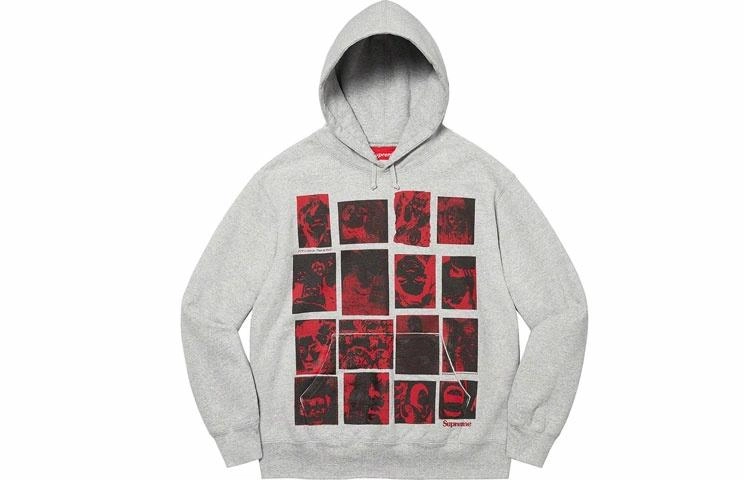 Supreme FW21 Week 7 Collage Grid Hooded Sweatshirt