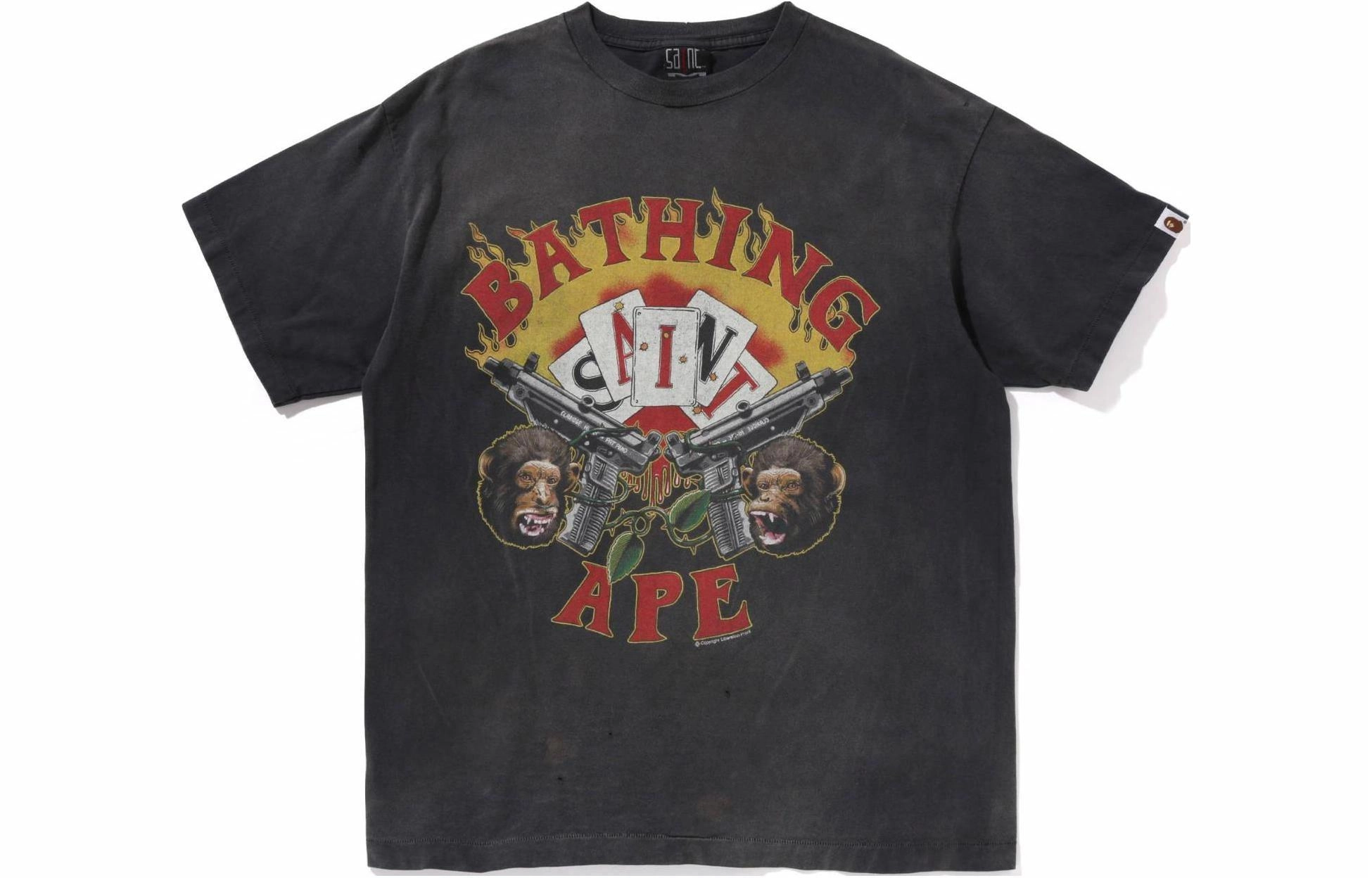 A BATHING APE x SAINT Mxxxxxx SS24 LogoT