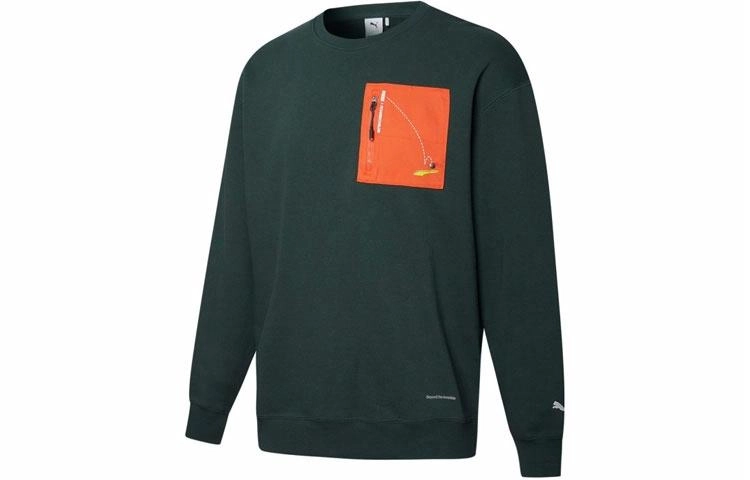 PUMA ROARINGWILD x PUMA Pocket Crew Neck Sweatshirt