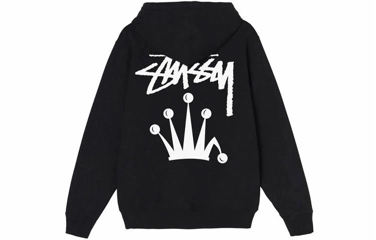Stussy FW21 Stock Crown Hoodie Logo
