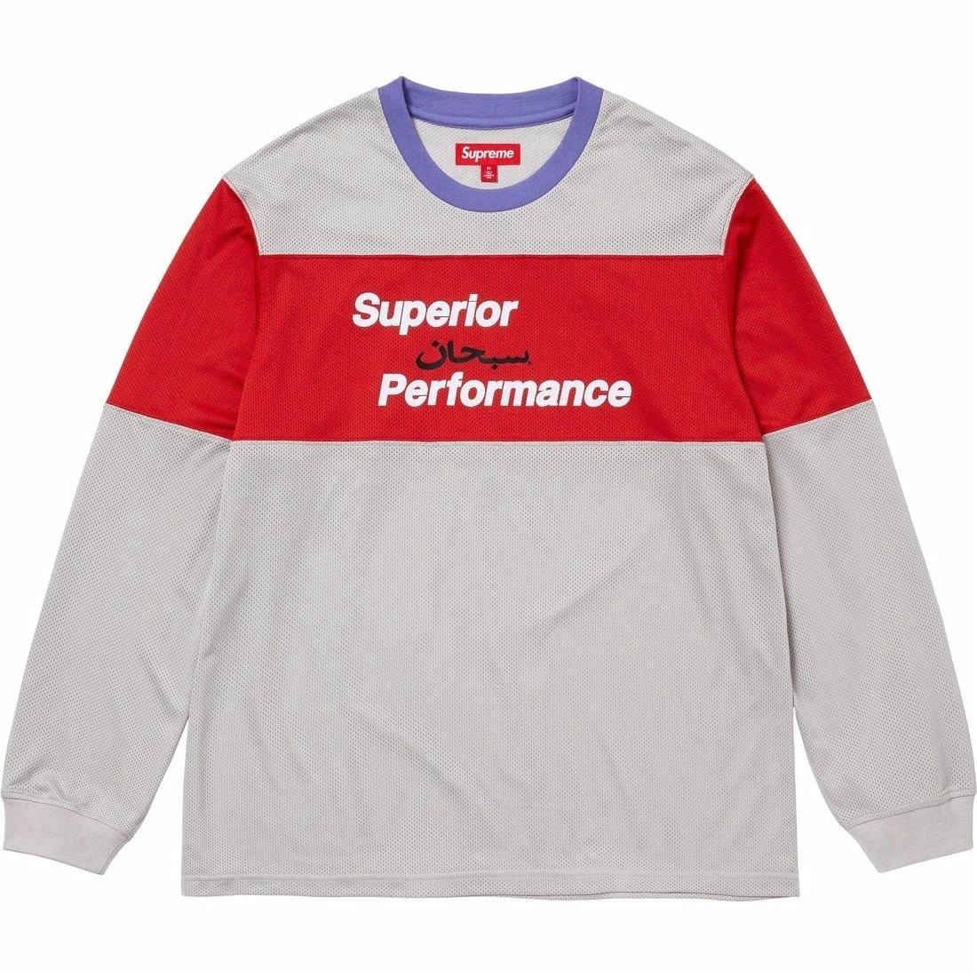 Supreme SS25 WEEK1 Arabic Mesh LS Top T