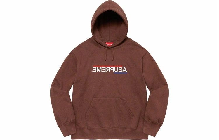 Supreme FW21 Week 9 USA Hooded Sweatshirt Logo