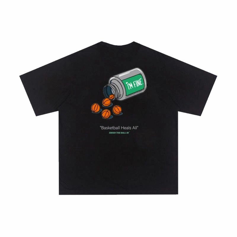 SWISH THE BALL IN T